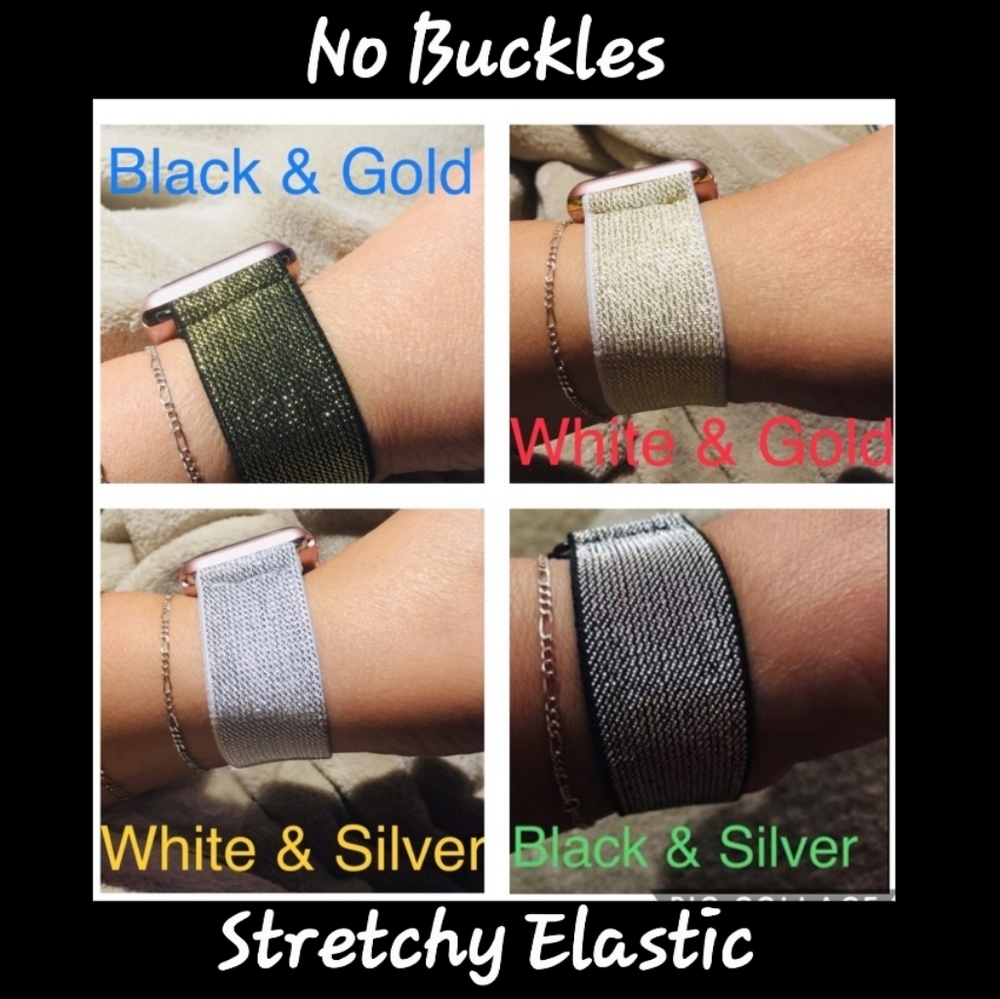 Elastic bands fits I-watch custom made